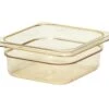 Cambro H-PAN™ Hitzebeständige Gastronorm GN-Behälter HN1/6-65 Bernstein, 6 Stück Im Karton - 62HP150