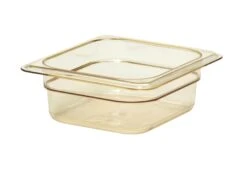 Cambro H-PAN™ Hitzebeständige Gastronorm GN-Behälter HN1/6-65 Bernstein, 6 Stück Im Karton - 62HP150