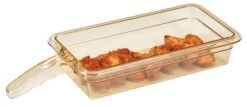 Cambro H-PAN™ Hitzebeständige Gastronorm GN-Behälter Flachdeckel Mit Griff GN 1/6, Bernstein, 6 Stück Im Karton - 60HPCH150 -Cambro Gastro Küchen Angebot Store 4204bfb1 737e 47a9 947e 772c97acf242