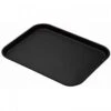 Cambro Treadlite Rechteckiges Rutschfestes Fiberglas Tablett Schwarz 45,7x35,5cm. Stabile
