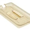 Cambro H-PAN™ Hitzebeständige Gastronorm GN-Behälter Deckel Mit Kerbe Und Griff GN 1/3, Bernstein, 6 Stück Im Karton - 30HPCHN150