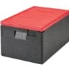 Cambro Cam GoBox® Toplader, Transportbox Schwarz Mit Deckel, Rot, Passend Für GN 1/1 150 Mm Tief, 1 Stück Im Karton - EPP160CL365