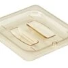 Cambro H-PAN™ Hitzebeständige Gastronorm GN-Behälter Flachdeckel Mit Griff GN 1/6, Bernstein, 6 Stück Im Karton - 60HPCH150